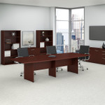  Bush Business Furniture 10' Boat Shaped Conference Room Table 