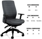Global Total Office Global Aspen 2851-3 Modern Computer Chair