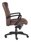  Eurotech Seating Manchester Mid Back Leather Office Chair LE255 (2 Color Options Available!) 