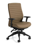 Global Total Office Global Aspen 2851LM-3 Leather Computer Chair