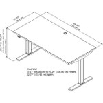 Bush Business Furniture Move 40 Series by Bush Business Furniture 60W x 30D Height Adjustable Standing Desk 