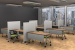 Global Total Office Global 54" High Laminate Linking Panels 