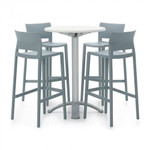 Global Total Office Global Bakhita Stackable Bar Stool 6754 