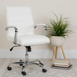  Flash Furniture Contemporary White Office Chair 