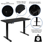  Flash Furniture 48" x 24" Electric Height Adjustable Standing Desk 