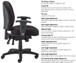 Eurotech Seating Eurotech Racer Upholstered Task Chair FM4087