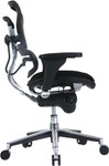  Eurotech Seating Ergohuman Chair with Mesh Back and Fabric Seat 