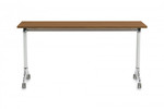 Global Total Office Global Terina 24" x 72" Flip Top Veneer Training Table