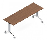 Global Total Office Global Terina 24" x 72" Flip Top Veneer Training Table