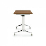 Global Total Office Global Terina 24" x 66" Flip Top Veneer Training Table