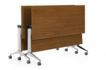 Global Total Office Global Terina 24" x 66" Flip Top Veneer Training Table