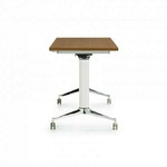 Global Total Office Global Terina 24" x 48" Folding Veneer Top Training Table