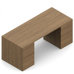 Global Total Office Global Genoa 72" Straight Front Executive Pedestal Desk