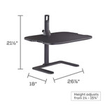 Safco Products Safco Stance Height Adjustable Laptop Stand 2180 