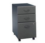  Bush Business Furniture Series A 3 Drawer Mobile File Cabinet 