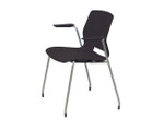 KFI Studios KFI IMME Stackable Polypropylene Guest Chair with Arms