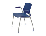 KFI Studios KFI IMME Stackable Polypropylene Guest Chair with Arms
