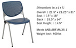 KFI Studios KFI Kool Polypropylene Guest Chair 2300
