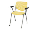 KFI Studios KFI Kool Polypropylene Guest Chair with Arms 