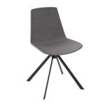KFI Studios KFI Zoso Contemporary Faux Leather Swivel Guest Chair 6700