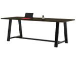 KFI Studios KFI 8' High Pressure Laminate Midtown Counter Height Collaborative Table (Available with Power!) 