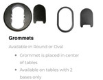 KFI Studios KFI 8' High Pressure Laminate Midtown Counter Height Collaborative Table (Available with Power!) 