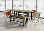 KFI Studios KFI High Pressure Laminate Midtown Conference Table (Size and Power Options!) 