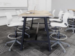 KFI Studios KFI High Pressure Laminate Midtown Standing Conference Table (Size and Power Options!) 