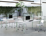  KFI Studios 72" Dailey Rectangular Table TFL3672D (Available with Power!) 
