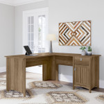 Bush Business Furniture Bush Furniture Salinas 60W L Shaped Desk with Storage 