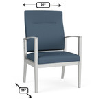  Lesro Amherst Steel Collection High Back Oversize Patient Chair AS1208 
