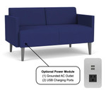  Lesro Luxe Loveseat LX1501 (Available with Power!) 