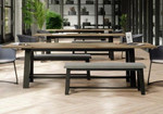  KFI Studios Midtown Heavy Duty 10' Wood Top Collaborative Table (Available with Power!) 