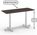  Special-T Connect Series 42"H Collaborative Standing Table 