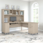 Bush Business Furniture Bush Furniture Somerset 72W L Shaped Desk with Hutch 