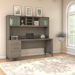 Bush Business Furniture Bush Furniture Somerset 72W Office Desk with Drawers and Hutch 