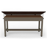 Safco Products Safco Ranger Steel 4-Post Professional Adjustable Top Drafting Table