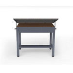 Safco Products Safco Ranger Steel 4-Post 4' Adjustable Top Drafting and Design Table 7734A