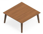 Global Total Office Global Corby Wood Veneer Guest Reception Table CBYCT3636H17 