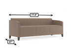  Lesro Fremont 3 Seat Guest Reception Sofa FT1601 (Available with Power!) 