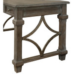  Office Source Monroe 54"W x 24"D Weathered Dove Gray Veneer Writing Desk with Power Ports IMCA384 