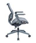 Eurotech Seating Sharper Image Grey Mesh Task Chair