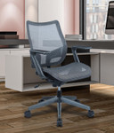 Eurotech Seating Sharper Image Grey Mesh Task Chair