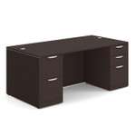 Office Source OS Laminate Collection 71" x 36" Double Pedestal Desk DBLFDPL101 