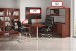  Office Source OS Laminate Collection U-Desk Layout OS239 