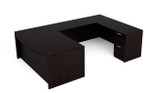 i5 Industries i5 Industies Kai Collection Reversible U-Shaped Desk UBD71108P-2 