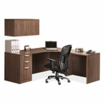  Office Source OS Laminate L Shape Typical with Wall Mount Hutch OS31 