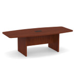  Office Source 8' Boat Shaped Conference Table PL236 (Available with Power!) 