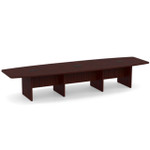 Office Source OS Laminate 14' Boat Shaped Conference Table OSCB14 (Available with Power!)
