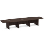 Office Source OS Laminate 14' Boat Shaped Conference Table PLCB14 (Available with Power!) 